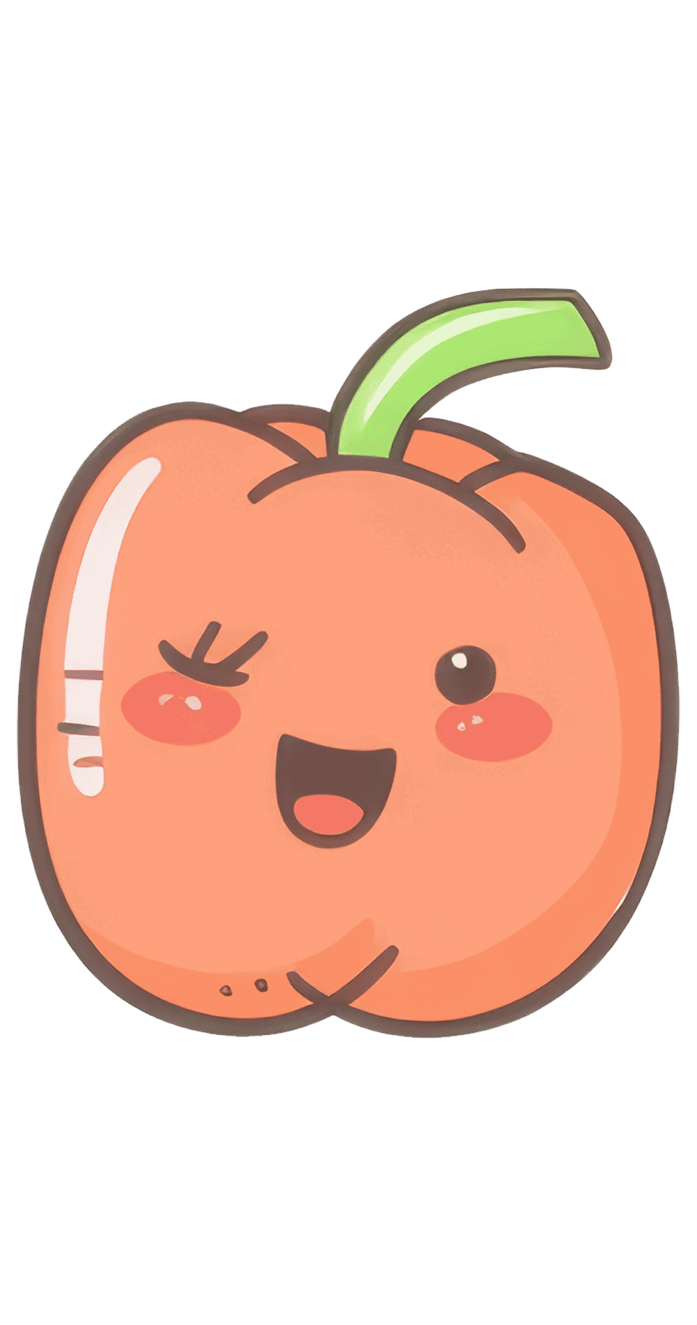 Winking Bell Pepper Buddy